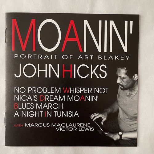 John Hicks,  Moanin', Portrait Of Art Blakey, Used, CD, Album, Japan