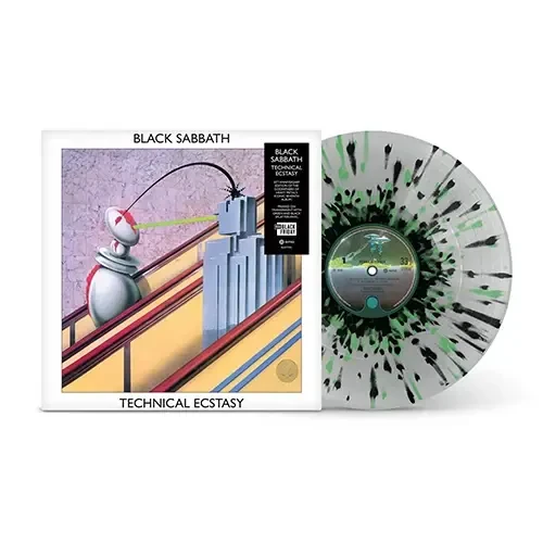 RSDBF2026 Black Sabbath – Technical Ecstasy (Vinyl, LP, Album, 40th Anniversary Edition, Transparent w/ Green & Black Splatter)