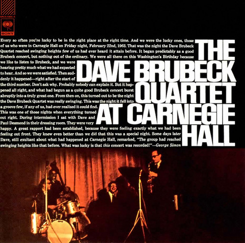 The Dave Brubeck Quartet,  At Carnegie Hall, 2 x CD, Album, Reissue, Remastered, Japan
