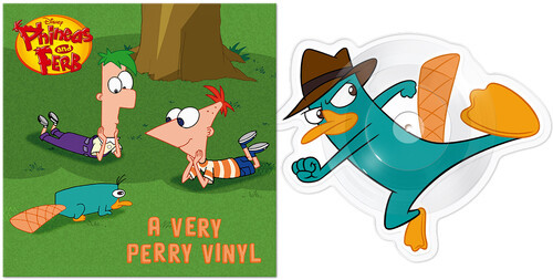Phineas And Ferb – A Very Perry Vinyl (Vinyl, 10" EP, Single, Die-Cut Picture Disc)