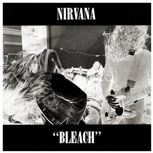 Nirvana ‎– Bleach.   (Vinyl, LP, Album, Reissue, Limited Edition, Black, White, Silver)