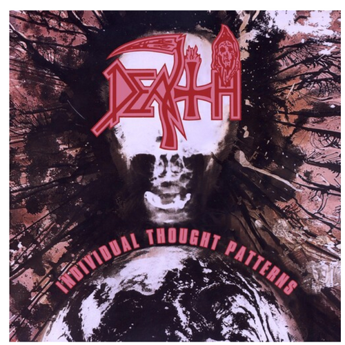 Death ‎– Individual Thought Patterns. (Vinyl, LP, Album, Limited Edition, Remastered, Milky Clear w/Baby Pink Butterfly Wings And Red, Black And Brown Splatter)