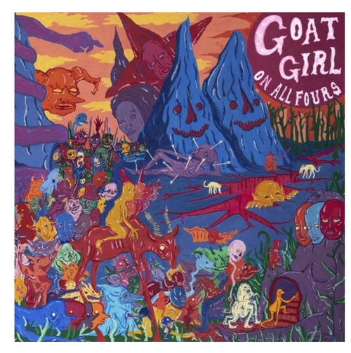 Goat Girl ‎– On All Fours.   ( 2 × Vinyl, LP, Album, Limited Edition, Pink)