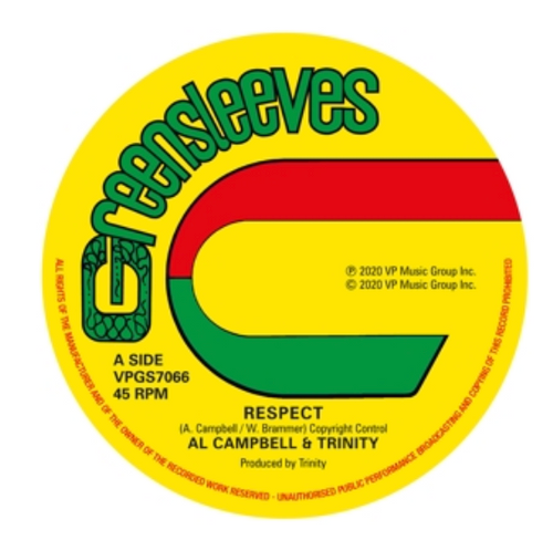 Al Campbell & Trinity ‎– Respect.   (Vinyl, 12", 45 RPM).   (