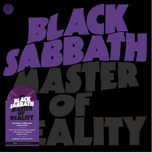 RSD2021 Black Sabbath - Masters of Reality (Vinyl, LP, Album, Limited Edition, Numbered, Purple)
