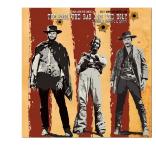 The Good, The Bad And The Ugly (Il Buono, Il Brutto E Il Cattivo) - Ennio Morricone    (Vinyl, LP, Album, Limited Edition, Crystal Vinyl)