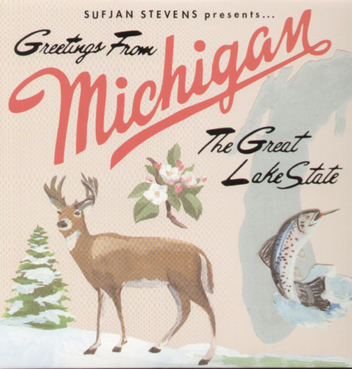 Sufjan Stevens – Greetings From Michigan (The Great Lake State) (2 x Vinyl, LP, Album)