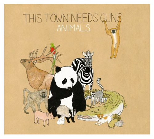 This Town Needs Guns – Animals.   (Vinyl, LP, Limited Edition, Red Translucent)