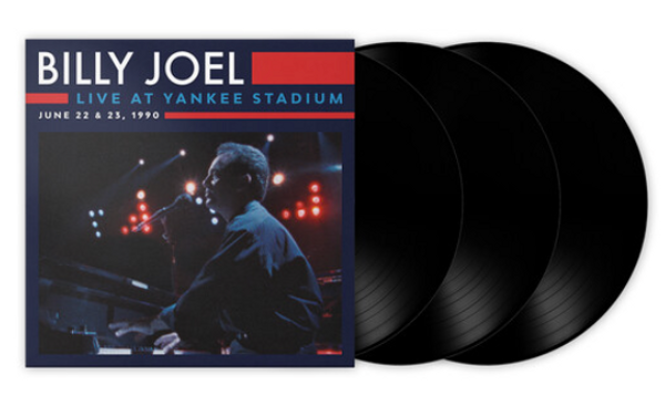 Billy Joel – Live at Yankee Stadium June 22 & 23, 1990.   (3 x Vinyl, LP, Album, Remastered, Stereo, Trifold Cover)