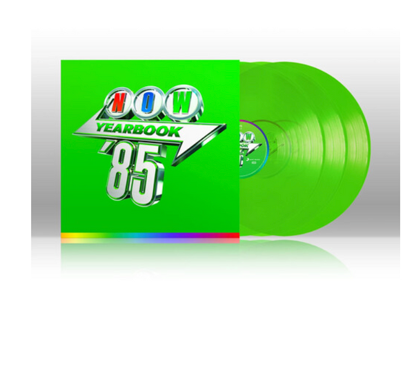 Various – Now Yearbook '85.   (3 x Vinyl, LP, Compilation, Limited Edition, Stereo, Green)