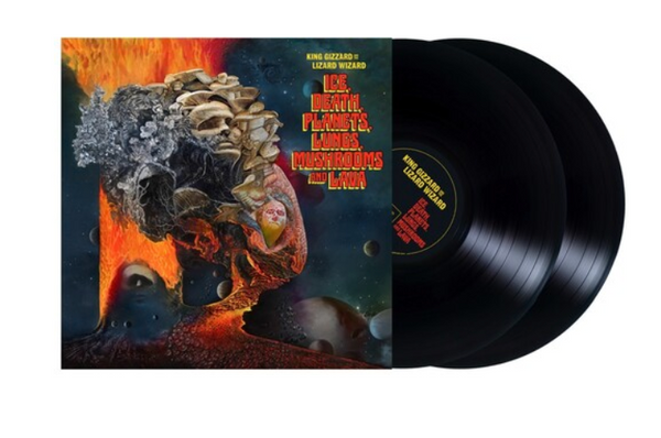 King Gizzard And The Lizard Wizard – Ice, Death, Planets, Lungs, Mushrooms And Lava.   (2 x Vinyl, LP, Album, Recycled Black Wax)