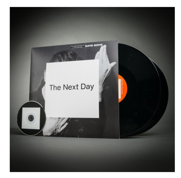 David Bowie – The Next Day.   (	 2 x Vinyl, LP, Album, 180 g CD, Album)