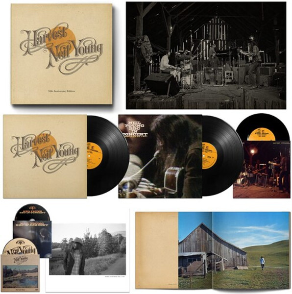 Neil Young - Harvest (50th Anniversary Edition) (2 x Vinyl, LP, Album, Deluxe Edition, Remastered, Bonus 7", 2 x DVD)