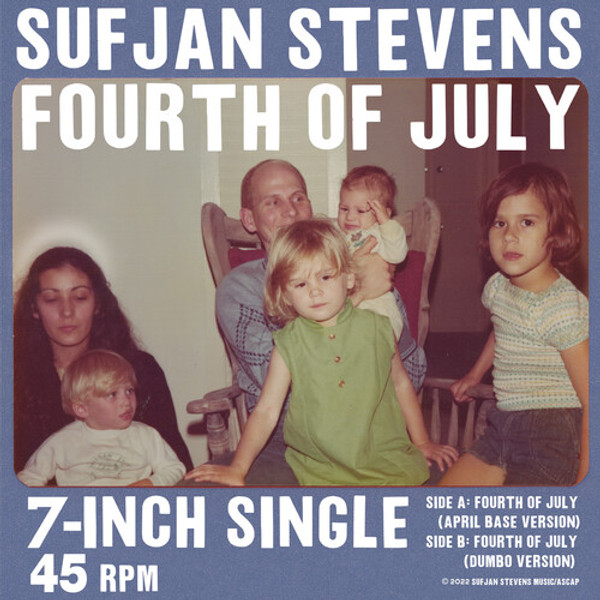 Sufjan Stevens – Fourth Of July (Vinyl, 7", 45 RPM, Single, Limited Edition, Red Transparent)