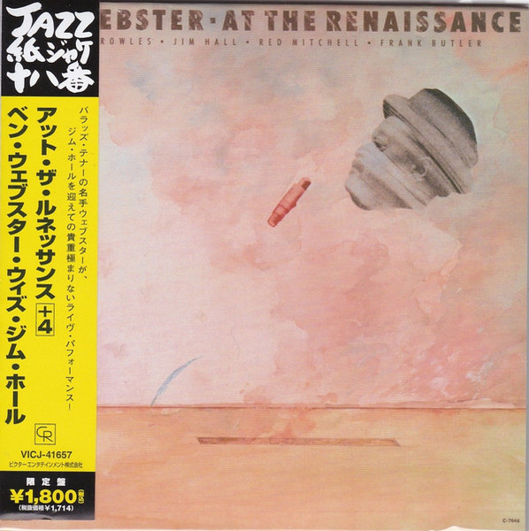 Ben Webster – At The Renaissance.   (CD, Album, Limited Edition, Reissue, Remastered, Paper Sleeve)