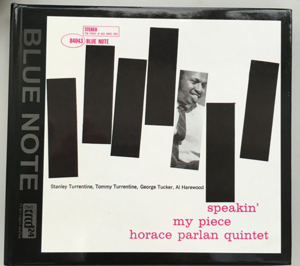 Horace Parlan Quintet ‎– Speakin' My Piece.  ( CD, XRCD, Album, Reissue, Remastered, Stereo, Digibook)
