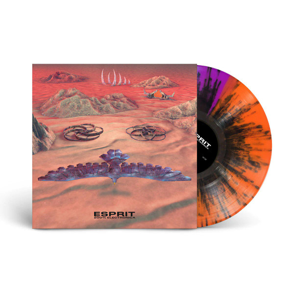 Esprit 空想 – 200% Electronica (Vinyl, LP, Album, Limited Edition, Reissue, Orange / Purple w/ Black Splatter)