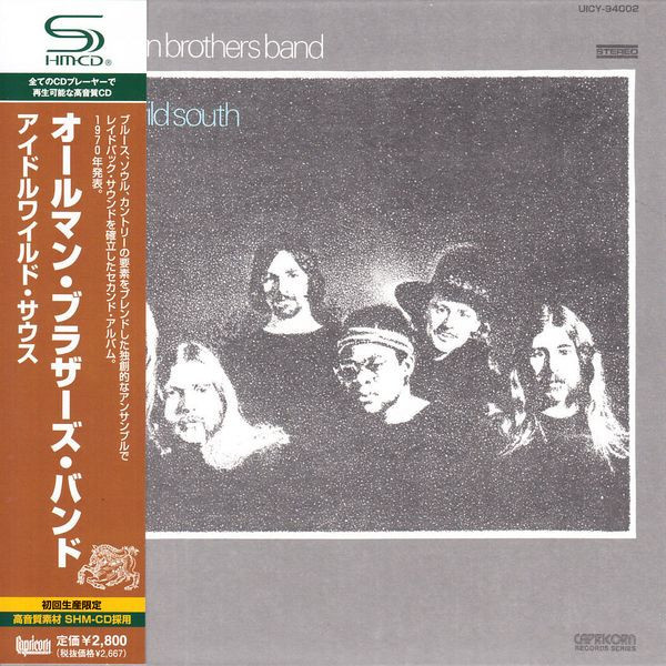 The Allman Brothers Band – Idlewild South.   (CD, Album, Reissue, Remastered, SHM-CD, Cardboard sleeve)