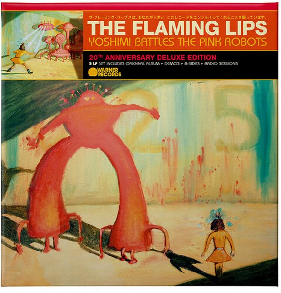 The Flaming Lips – Yoshimi Battles The Pink Robots (5 x Vinyl, LP, Album, Compilation, Box Set, Deluxe Edition, Limited Edition, 20th Anniversary Deluxe Edition) Cover Art