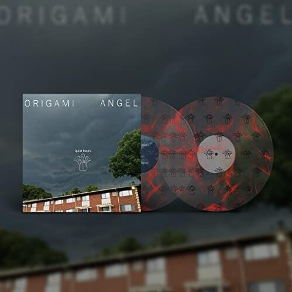 Origami Angel – Quiet Hours (Vinyl, 12", EP, Single Sided, Etched, Repress, Cloudy Clear/Red w Black Etching)