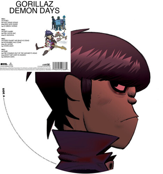 Gorillaz – Demon Days (2 x Vinyl, LP, Album, Picture Disc, Reissue)