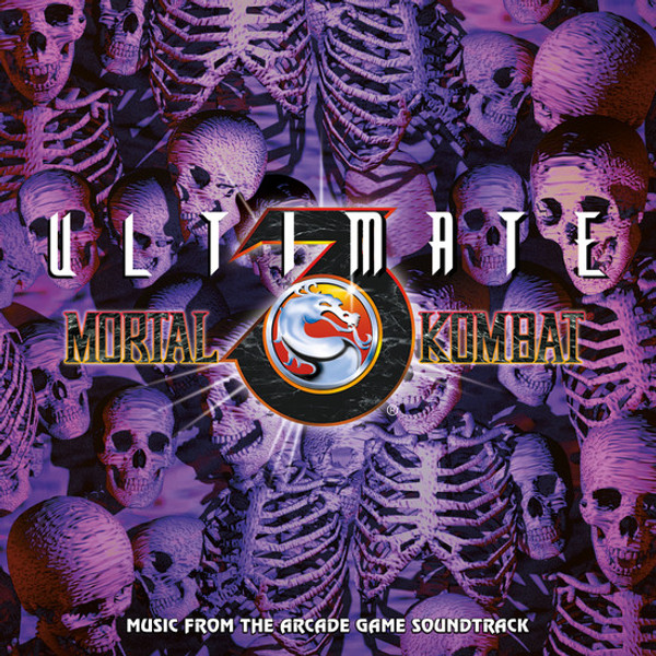 Ultimate Mortal Kombat 3 (Music From The Arcade Game Soundtrack) (Vinyl, LP, Album, Limited Edition, Silver & Red Swirl)