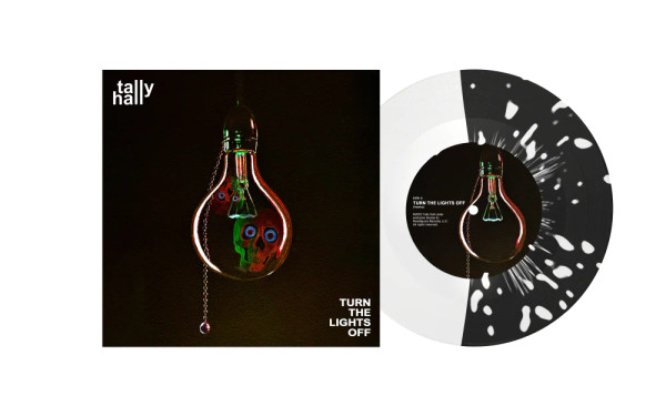 Tally Hall – Turn The Lights Off (Vinyl, 7" Single, Black/White Split)
