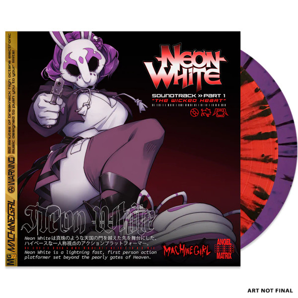 Machine Girl – Neon White Soundtrack, Part 1: The Wicked Heart (2 x Vinyl, LP, Album, Red & Purple Splatter)