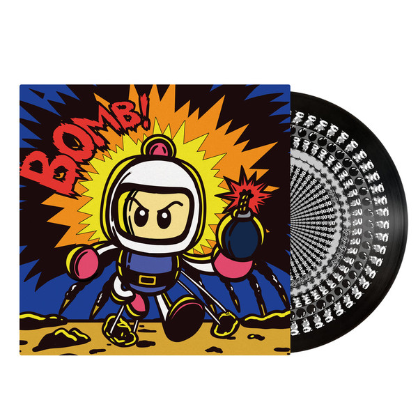 Bomberman / Bomberman II Original Video Game Soundtracks (Music From Jun Chikuma) (Vinyl, LP, Album, Limited Edition, Zoetrope Etching)