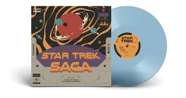Music From The Star Trek Saga (Performed By The City Of Prague Philharmonic Orchestra) (Vinyl, LP, Album, Translucent Blue)