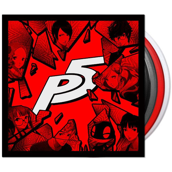 Persona 5 Vinyl Soundtrack: Essential Edition (4 x Vinyl, LP, Compilation, Black/Red/Grey/Clear, Box Set)