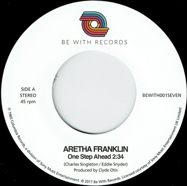 Aretha Franklin – One Step Ahead /  Can't Wait Until I See My Baby's Face (Vinyl, 7", Single)