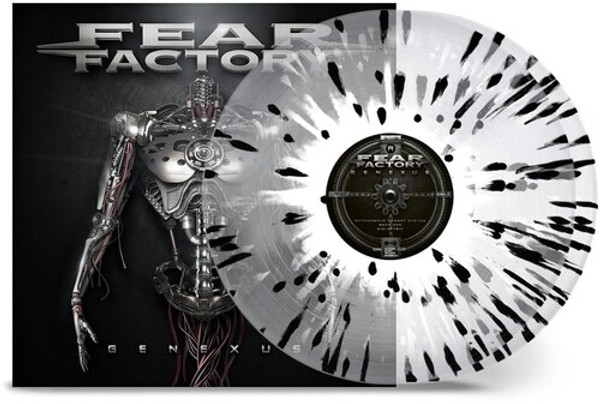 Fear Factory – Genexus (2 x Vinyl, LP, Album, Limited Edition, Crystal Clear With Black White Splatter)