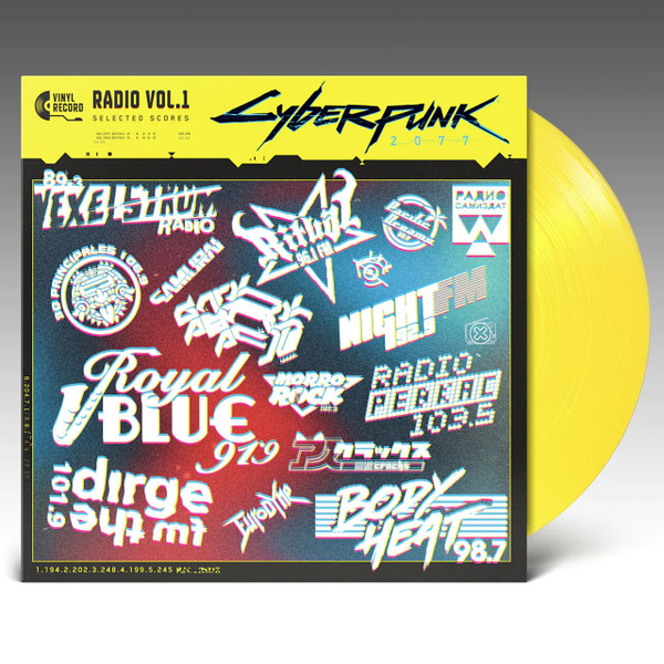 Cyberpunk 2077 Radio, Vol. 1 (Vinyl, LP, Compilation, Translucent Yellow)