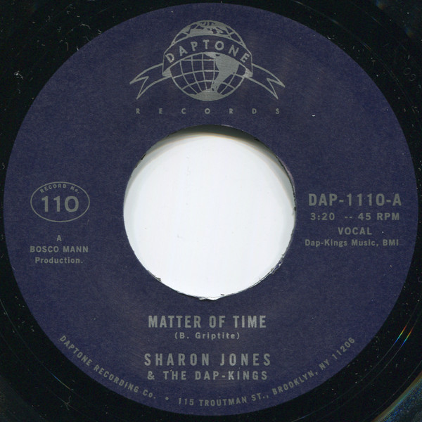 Sharon Jones & The Dap-Kings – Matter Of Time/When I Saw Your Face (Vinyl, 7" Single)