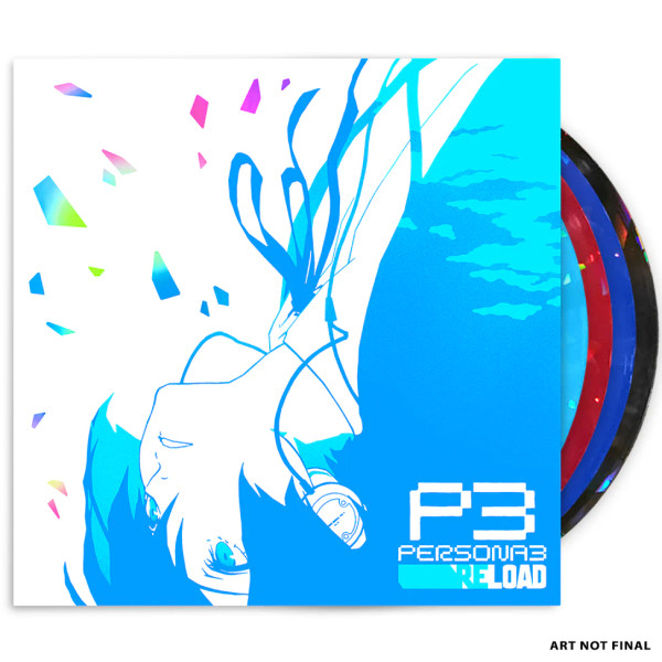 Persona 3 Reload Soundtrack (4 x Vinyl, LP, Album, Holographic Broken Glass, Box Set)