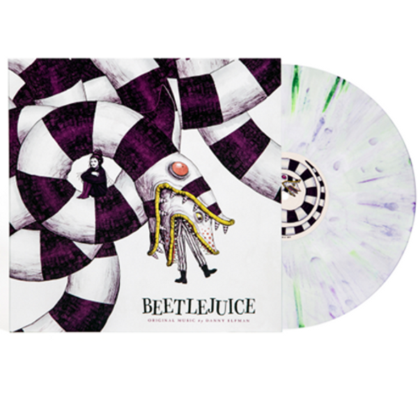 Beetlejuice (Vinyl, LP, Album, Limited Edition, Remastered, "Beetlejuice" White w/ Green/Purple Marble, 180g)