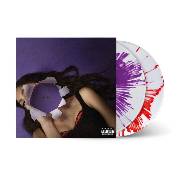 Olivia Rodrigo – Guts (Spilled) (2 x Vinyl, LP, Album, Limited Edition, White with Red & Purple Splatter)