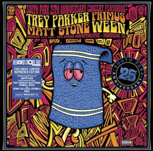 RSD2024 Various – South Park: The 25th Anniversary Concert (3 x Vinyl, LP, Album, Towelie Blue)