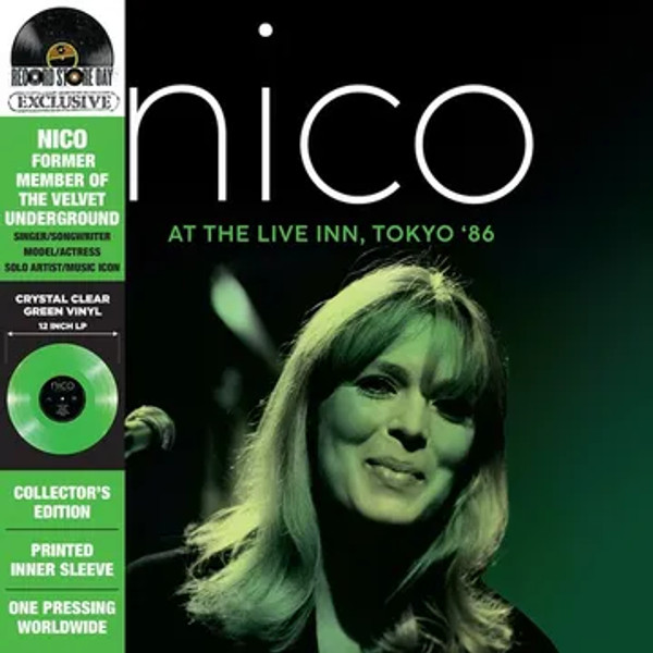 RSD2024 Nico – At The Live Inn, Tokyo '86 (Vinyl, LP, Album, Crystal Clear Green)