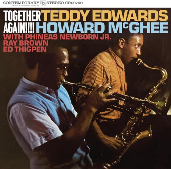 Teddy Edwards / Howard McGhee – Together Again! (Vinyl, LP, Album,Stereo, 180g)
