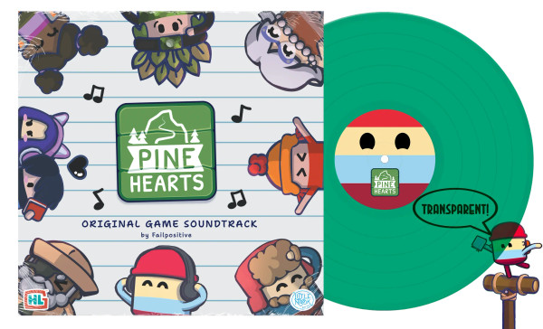 Failpositive – Pine Hearts: Original Game Soundtrack (Vinyl, LP, Album, Transparent Green)