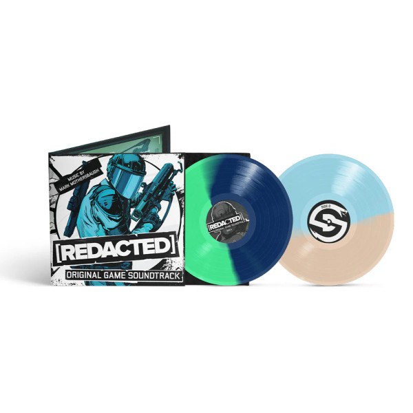 Mark Mothersbaugh – [REDACTED] Original Game Soundtrack (2 x Vinyl, LP, Album, Aqua Blue/Mint Green & Baby Blue/Bone White)