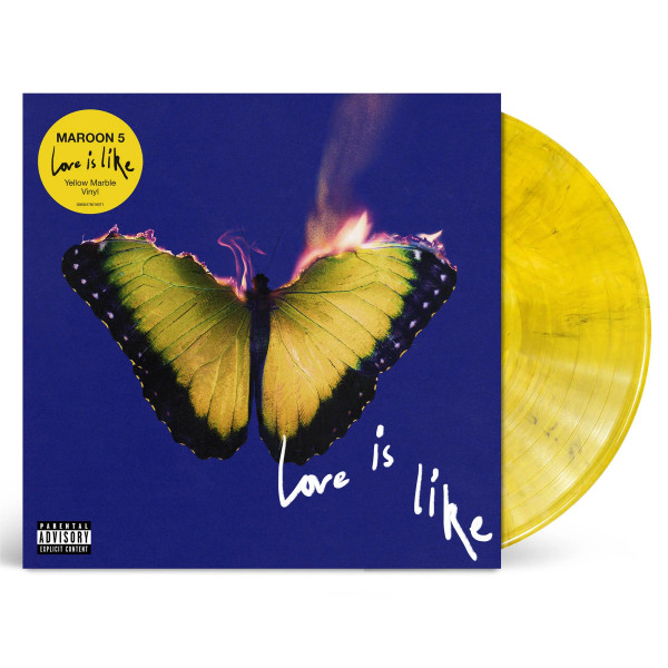 Maroon 5 – Love Is Like (Vinyl, LP, Album, Marble Yellow)