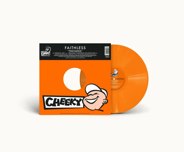 Faithless – Insomnia (Vinyl, 12" Single, 30th Anniversary Edition, Orange)