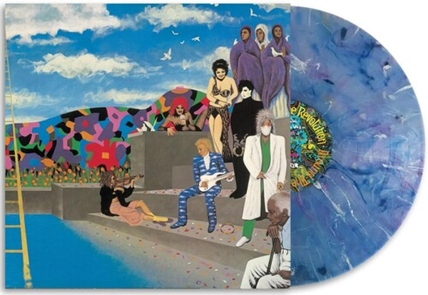 Prince And The Revolution – Around The World In A Day (Vinyl, LP, Album, Limited Edition, White & Blue Marble)