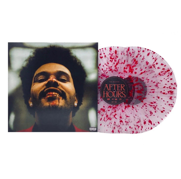The Weeknd ‎– After Hours (2 x Vinyl, LP, Album, Limited Edition, Clear With Red Splatter)