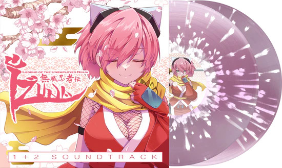 Izuna: Legend of the Unemployed Ninja 1 + 2 (2 x Vinyl, LP, Album, Pink w/ White Splatter)
