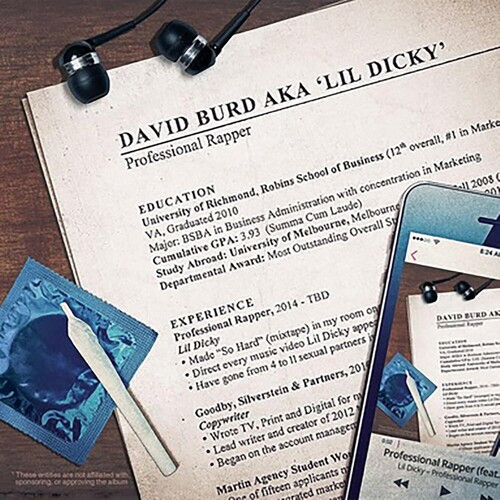 Lil Dicky – Professional Rapper. (2 x Vinyl, LP, Album)