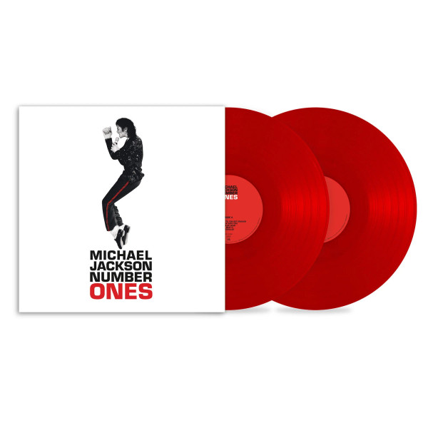 Michael Jackson, Number Ones, 2 x Vinyl, LP, Compilation, Red Coloured Vinyl